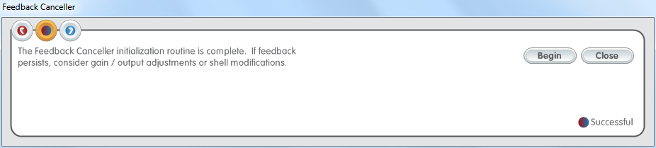 Initialization View for Feedback Canceller (with custom initialization data)